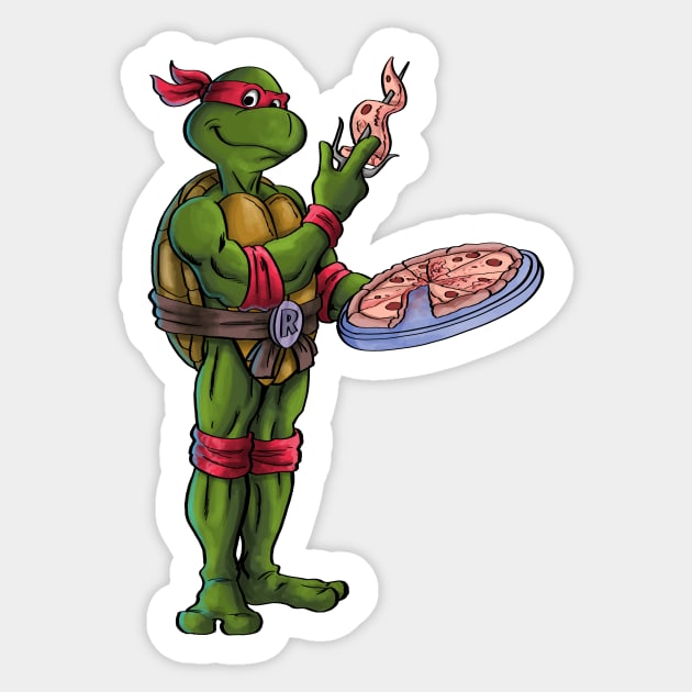 Pizza Time! Sticker by tabslabred